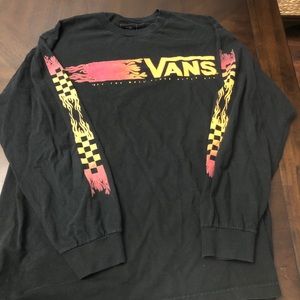Black Vans Long Sleeve Tee